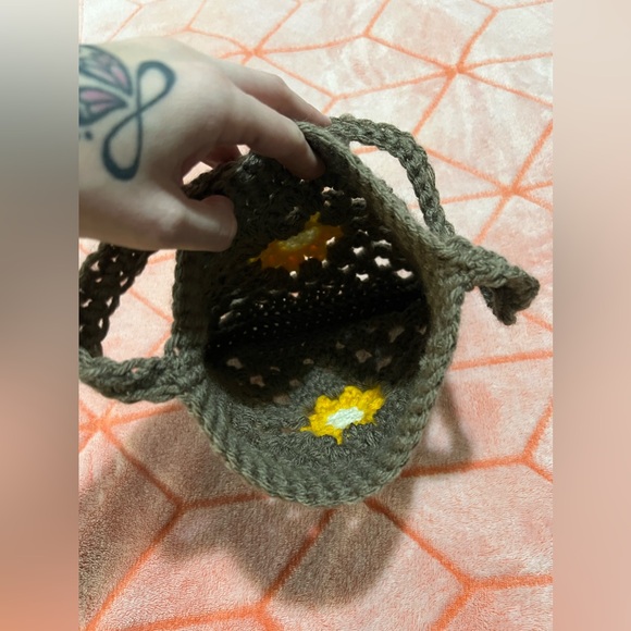 Crocheted (By Muah) Toddler Cross Body/Shoulder Bag 🌼 - Picture 5 of 10